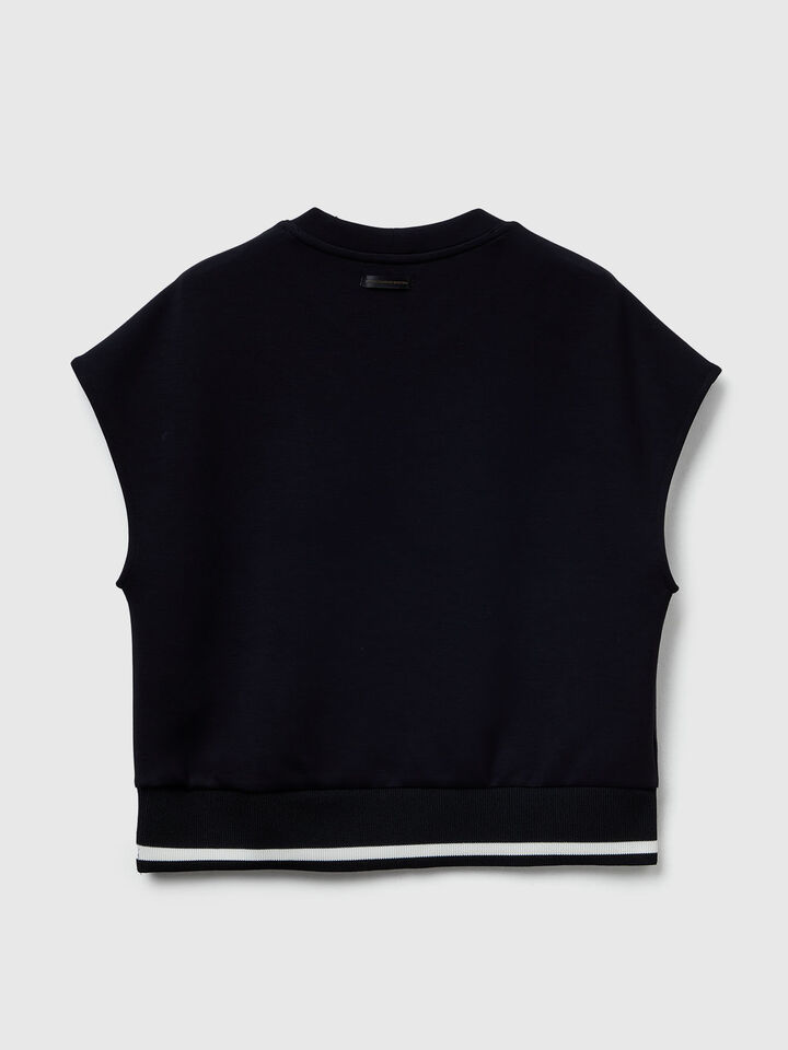 SLEEVELESS SWEATER Women image number 2